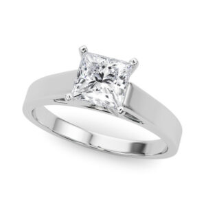 Serenity Solitaire Cathedral Engagement Ring