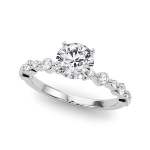 Aaliyah Shared prong Diamond Engagement ring