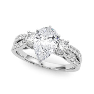 Nova Three Stone Engagement Ring
