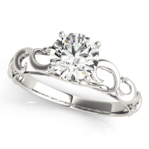 Addilyn Solitaire Engagement Ring - 14K, Size 7.0 (Setting Only)