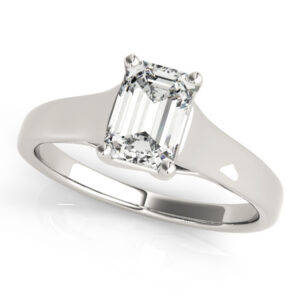 Savannah Emerald Cut Solitaire Engagement Ring